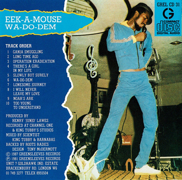 Eek-A-Mouse : Wa-Do-Dem (CD, Album, RE)