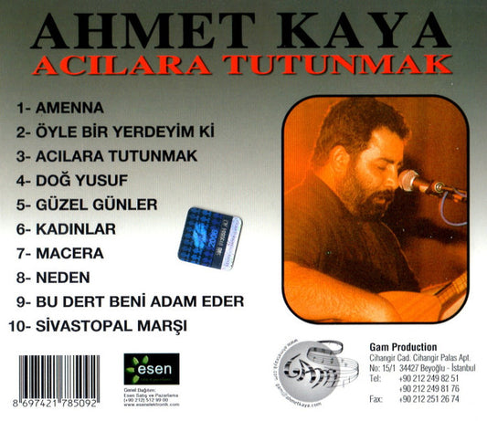 Ahmet Kaya : Acılara Tutunmak (CD, Album, RE)