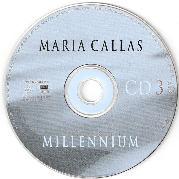 Maria Callas : Voice Of The Millennium (3xCD, Comp)