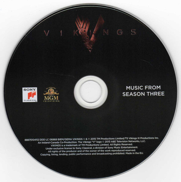 Trevor Morris : Vikings Music From Season Three (Music From The TV Series) (CD, Album)