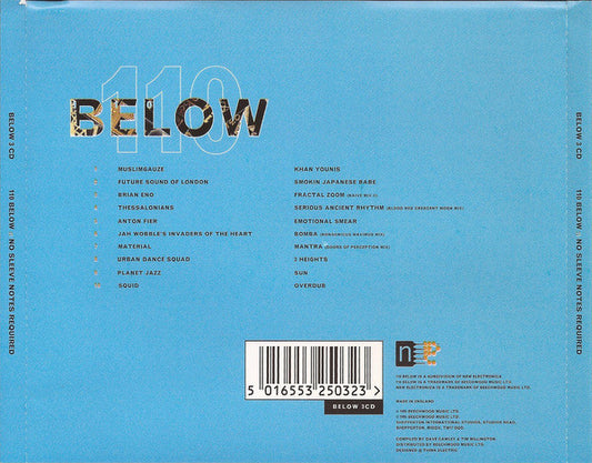 Various : 110 Below (No Sleeve Notes Required) Volume 3 (CD, Comp)