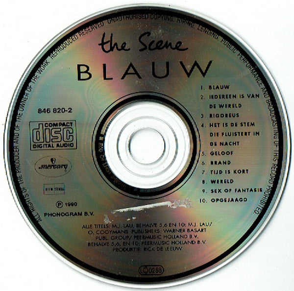 The Scene (2) : Blauw (CD, Album)