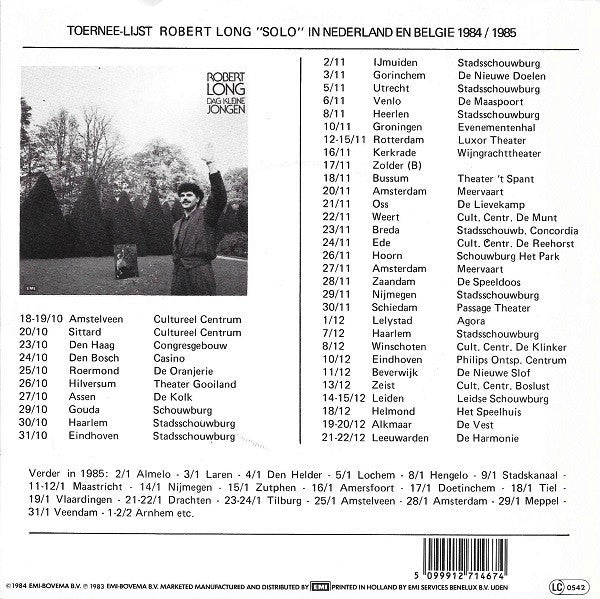 Robert Long : Heeft Een Kind Een Toekomst (7")