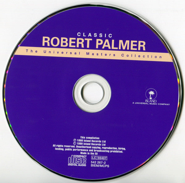 Robert Palmer : Classic Robert Palmer (CD, Comp)