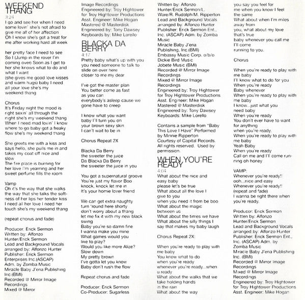 Alfonzo Hunter : Blacka Da Berry (CD, Album)