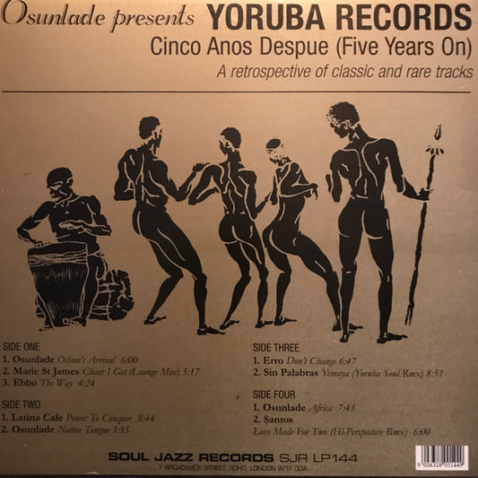 Osunlade : Yoruba Records Cinco Anos Despue (Five Years On) (2x12", Comp)