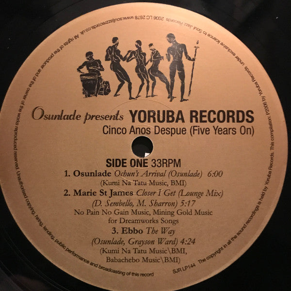 Osunlade : Yoruba Records Cinco Anos Despue (Five Years On) (2x12", Comp)