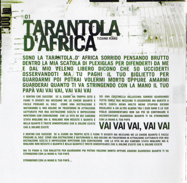 Tiziano Ferro : Nessuno È Solo (CD, Album)