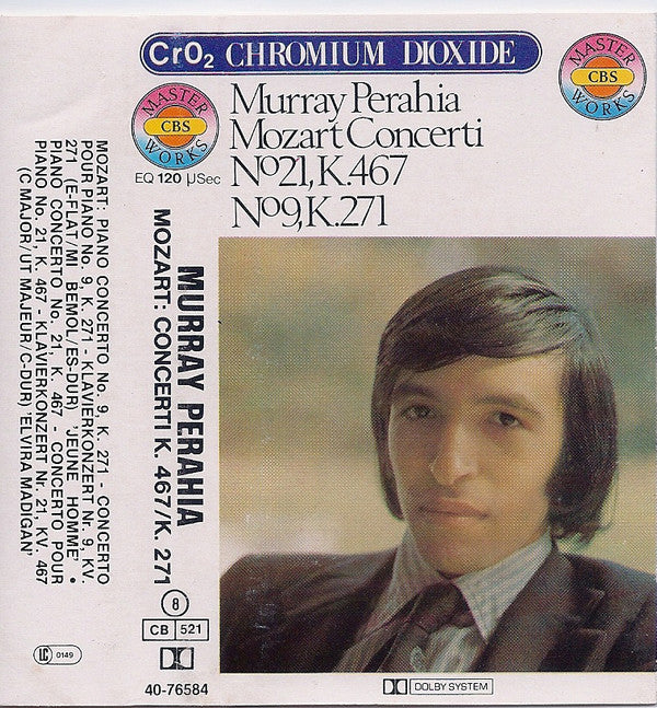 Murray Perahia, Wolfgang Amadeus Mozart, English Chamber Orchestra : Mozart Concerti, No. 21, K. 467, C Major, No. 9, K.271 E Flat (Cass, Dol)