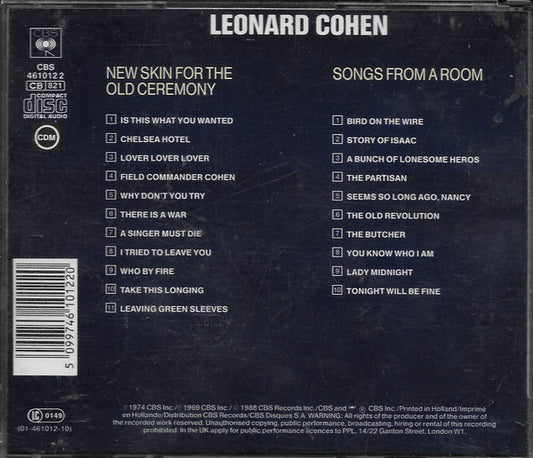 Leonard Cohen : New Skin For The Old Ceremony / Songs From A Room (2xCD, Comp)