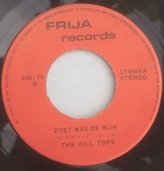 The Hill Tops : He-He-He-He-Ho (7", Single)