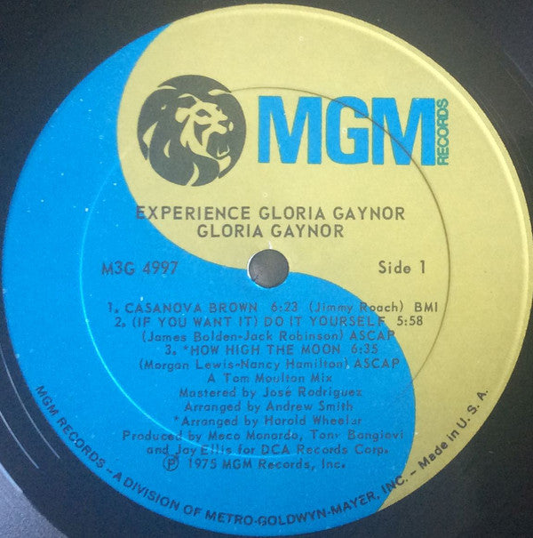 Gloria Gaynor : Experience Gloria Gaynor (LP, Album, PRC)