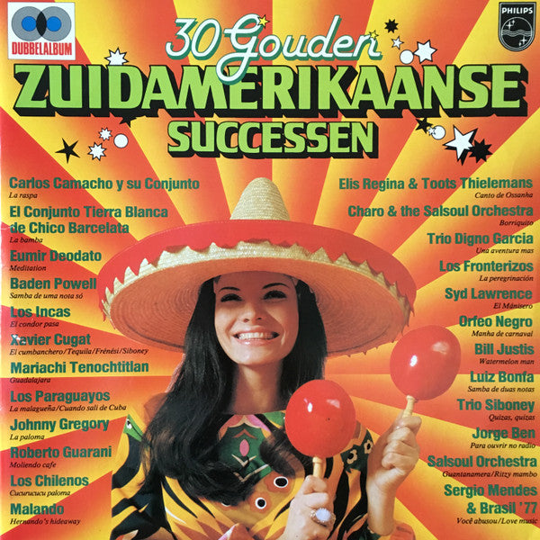 Various : 30 Gouden Zuidamerikaanse Successen (2xLP, Comp, Gat)