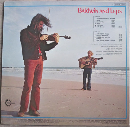 Baldwin And Leps : Baldwin And Leps (LP, Album, Sin)