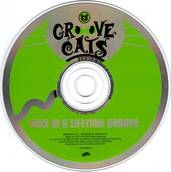 Groove Cats : Once In A Lifetime Groove (CD, Single)