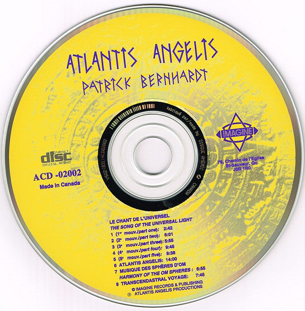 Patrick Bernhardt : Atlantis Angelis (CD)