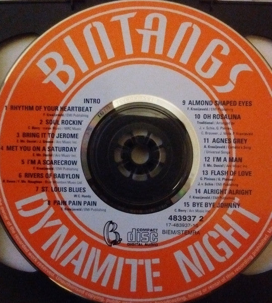 Bintangs : Dynamite Night (Live In Paradiso) + 4 track demo (2xCD, Album)