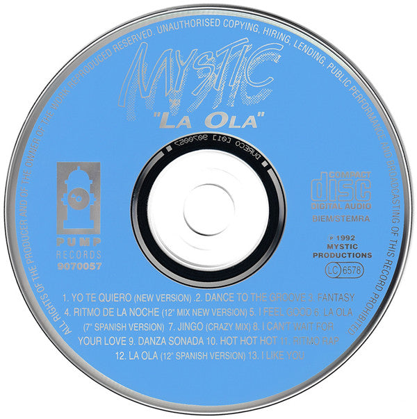 Mystic : La Ola (CD, Album)