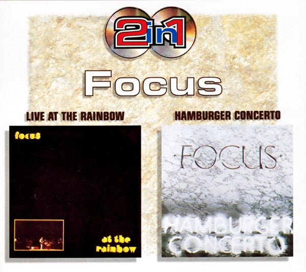 Focus (2) : Live At The Rainbow / Hamburger Concerto (2xCD, Comp)