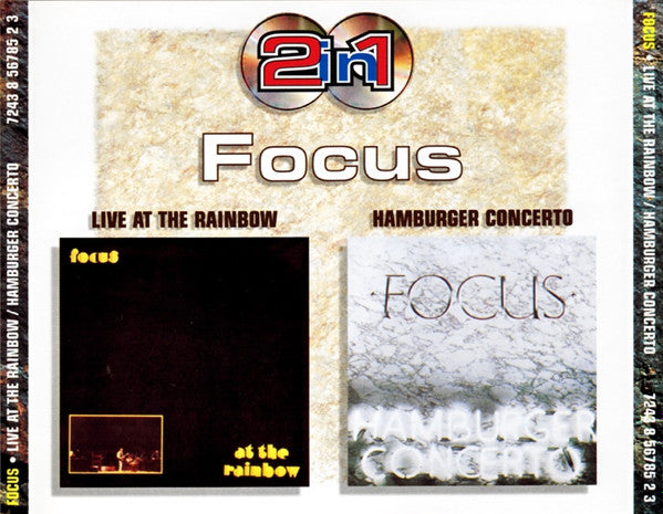 Focus (2) : Live At The Rainbow / Hamburger Concerto (2xCD, Comp)
