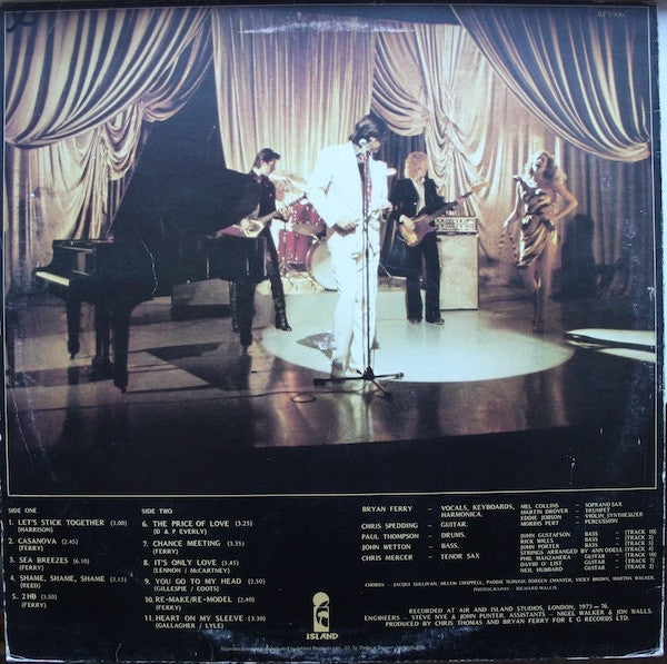 Bryan Ferry : Let's Stick Together (LP, Album, Mon)
