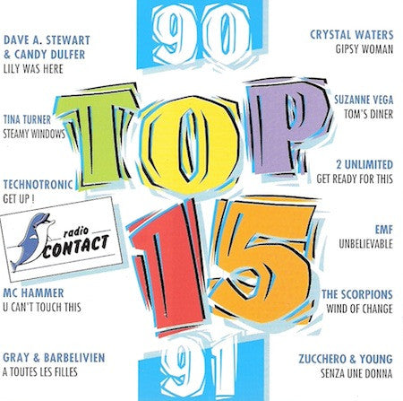 Various : Radio Contact Top 15 (90-91) (2xCD, Comp)