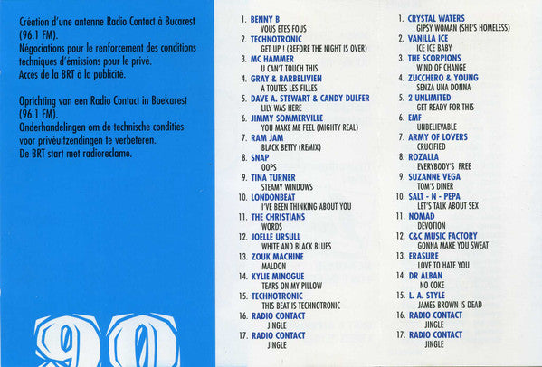Various : Radio Contact Top 15 (90-91) (2xCD, Comp)