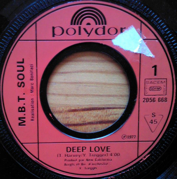 M.B.T. Soul : Deep Love / Ticket To Love (7", Single)