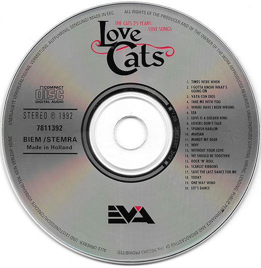 The Cats : Love Cats (25 Years Love Songs) (CD, Comp)