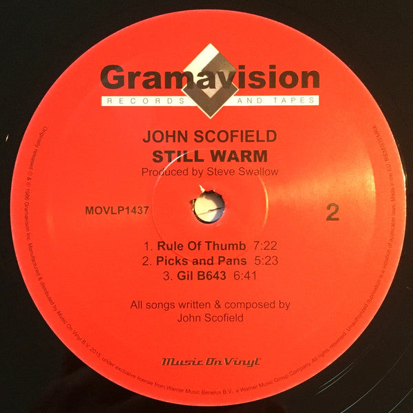 John Scofield : Still Warm (LP, Album, RE, 180)