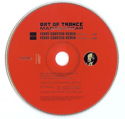 Art Of Trance : Madagascar (CD, Single)