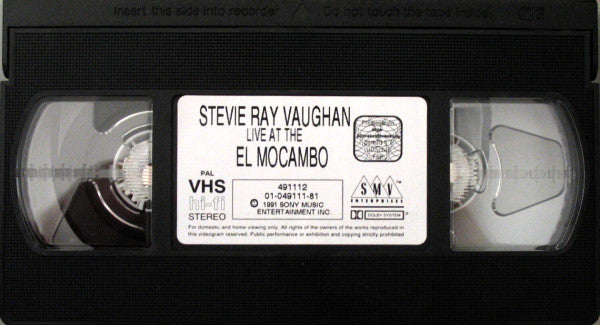 Stevie Ray Vaughan & Double Trouble : Live At The El Mocambo (VHS, PAL)