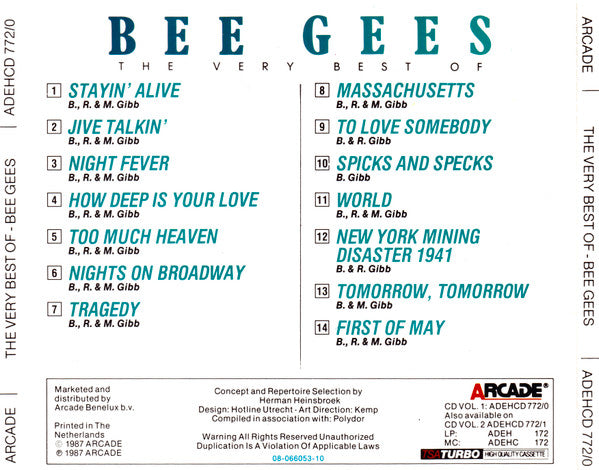 Bee Gees : The Very Best Of (Volume 1) (CD, Comp)