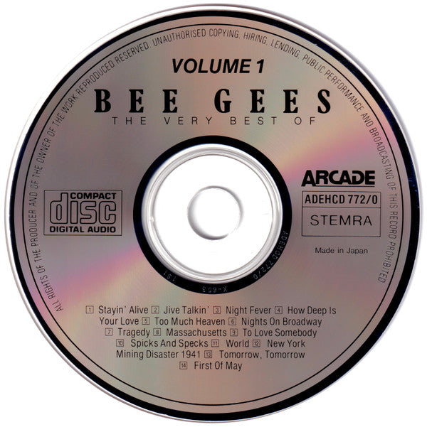 Bee Gees : The Very Best Of (Volume 1) (CD, Comp)