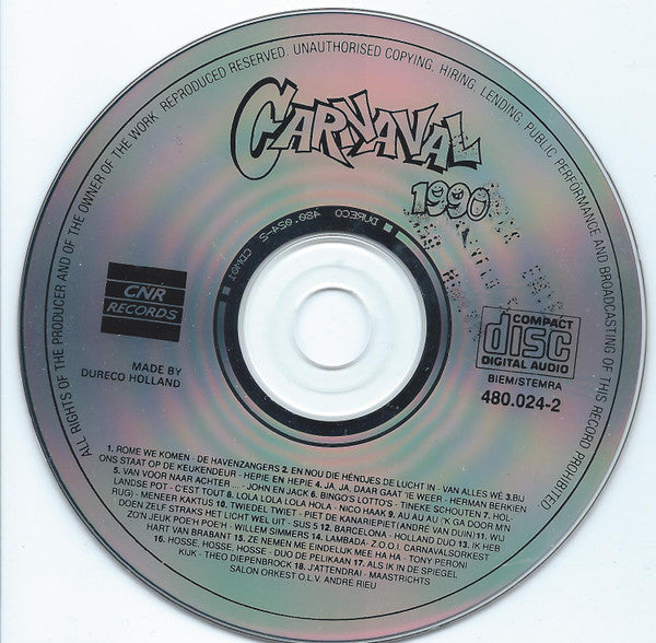 Various : Carnaval 1990 (CD, Comp)