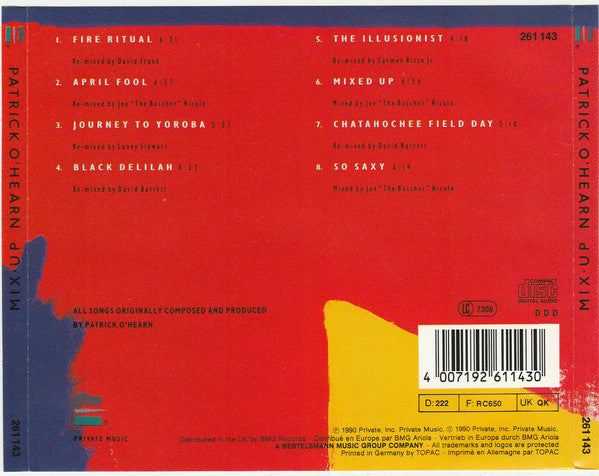 Patrick O'Hearn : Mix-Up (CD, Album)