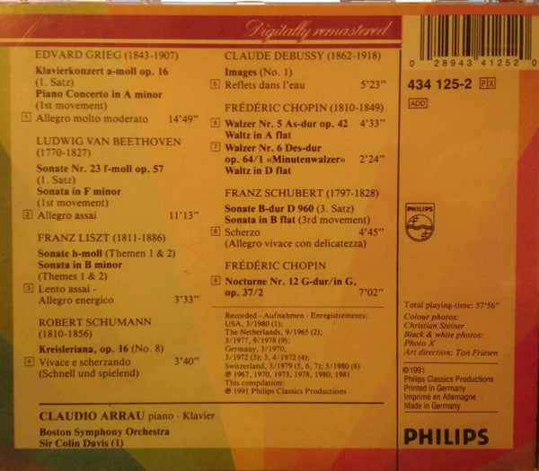 Claudio Arrau : Claudio Arrau Collection (Höhepunkte • Highlights) (CD, Comp, RM, Smplr)