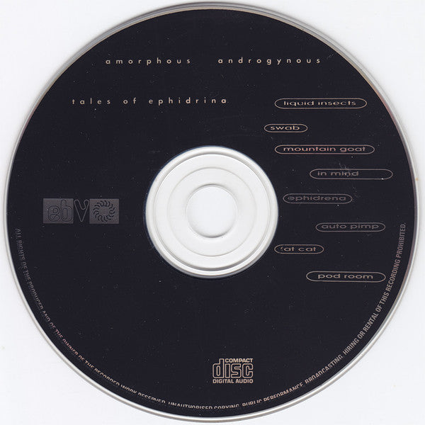 Amorphous Androgynous : Tales Of Ephidrina (CD, Album)