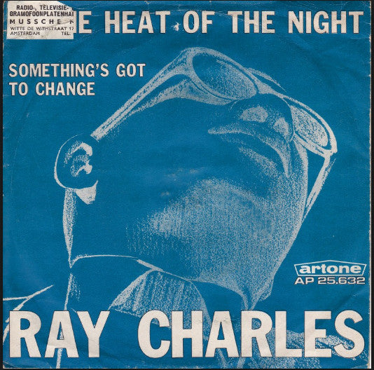 Ray Charles : In The Heat Of The Night (7", Single)