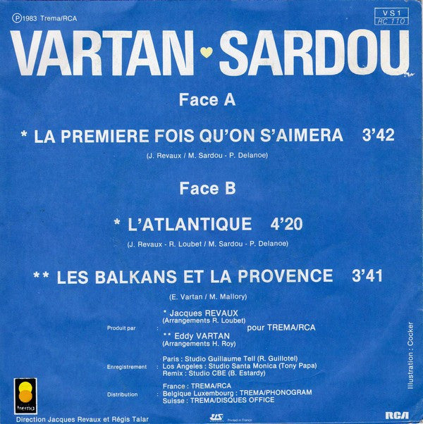 Sylvie Vartan ♥ Michel Sardou : La Premiere Fois Qu'on S'aimera (7", Single)