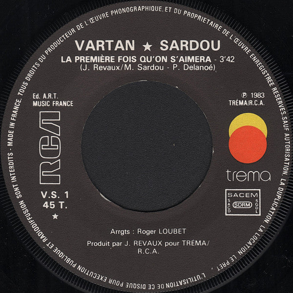 Sylvie Vartan ♥ Michel Sardou : La Premiere Fois Qu'on S'aimera (7", Single)