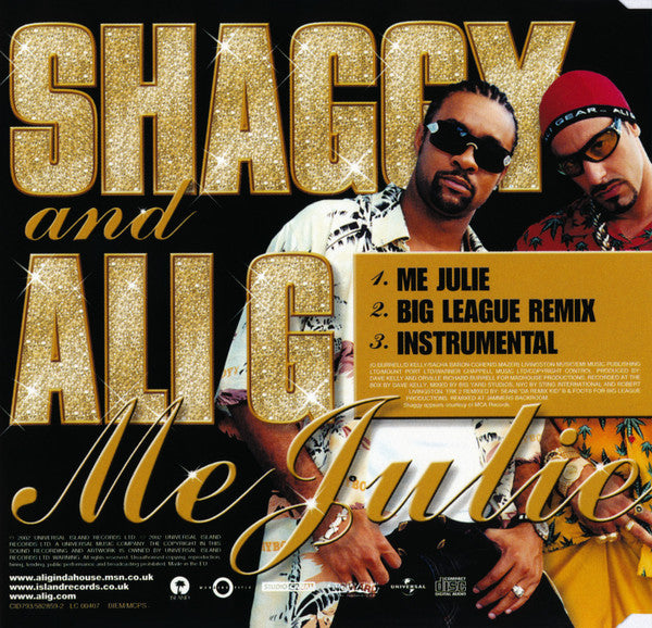 Ali G & Shaggy : Me Julie (CD, Single)