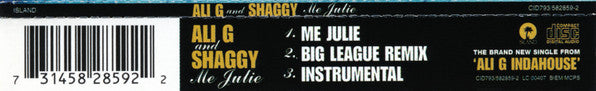 Ali G & Shaggy : Me Julie (CD, Single)