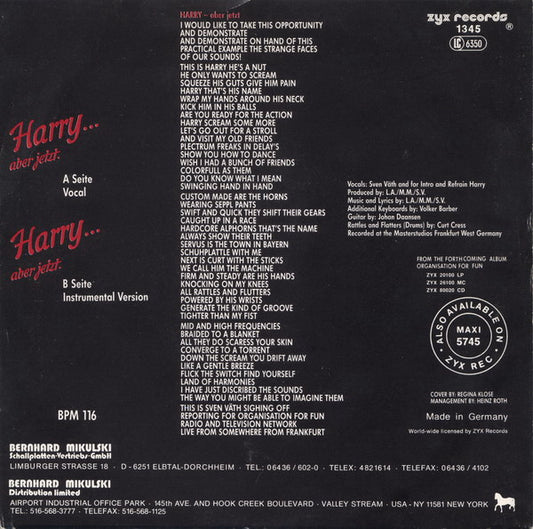 Off : Harry...Aber Jetzt. (7", Single)