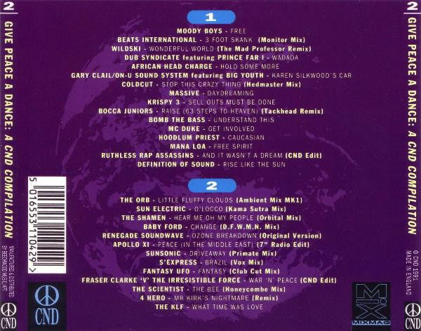 Various : Give Peace A Dance: A CND Compilation (2xCD, Comp, Mixed)