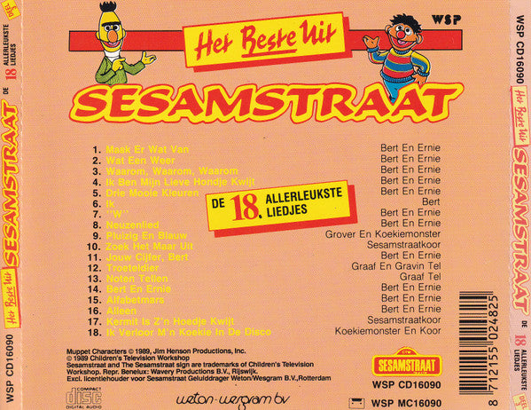 Sesamstraat : Het Beste Uit Sesamstraat Deel 3 (CD, Comp)