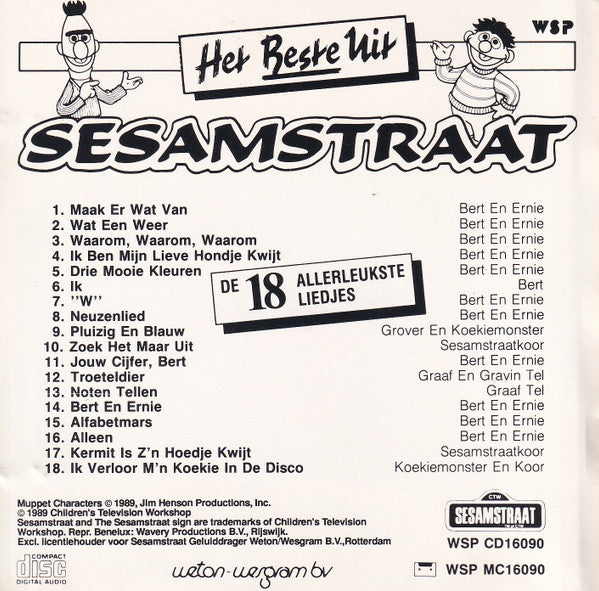 Sesamstraat : Het Beste Uit Sesamstraat Deel 3 (CD, Comp)