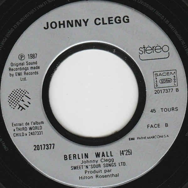 Johnny Clegg & Savuka : Asimbonanga (7", Single)