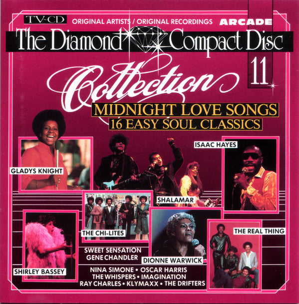 Various : The Diamond Compact Disc Collection 11 - Midnight Love Songs - 16 Easy Soul Classics (CD, Comp)