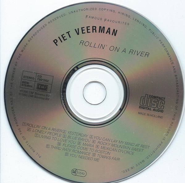 Piet Veerman : Rollin' On A River (CD, Album)